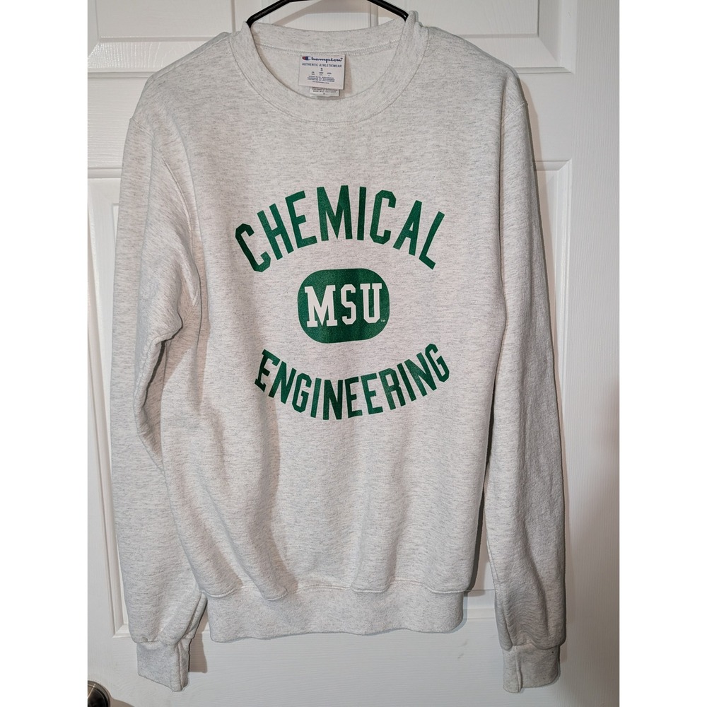 Champion MSU Chemical Engineering Crewneck Sweatshirt Collegiate Grandpacore